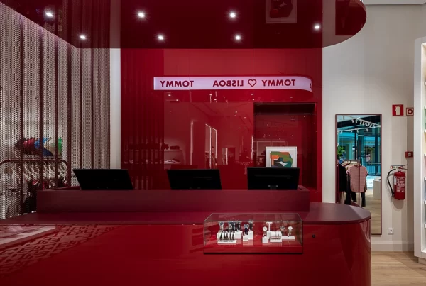 Construção loja de shopping - Tommy Hilfiger