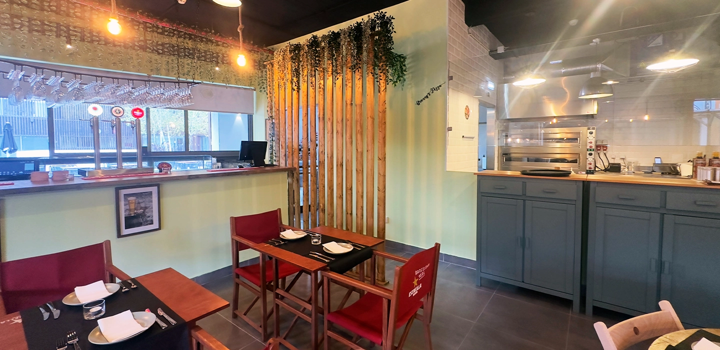 construção de pizzaria