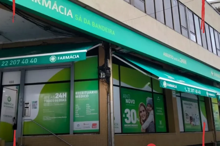 ampliação de farmácia em rio tinto