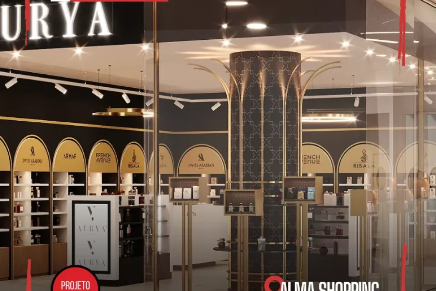 construção de loja no alma shopping