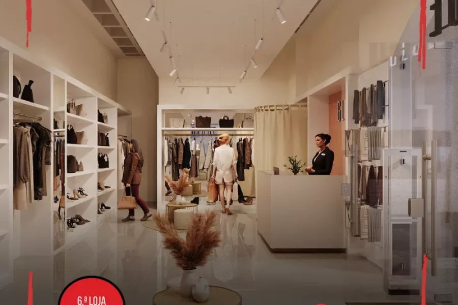 fit out de loja no campera