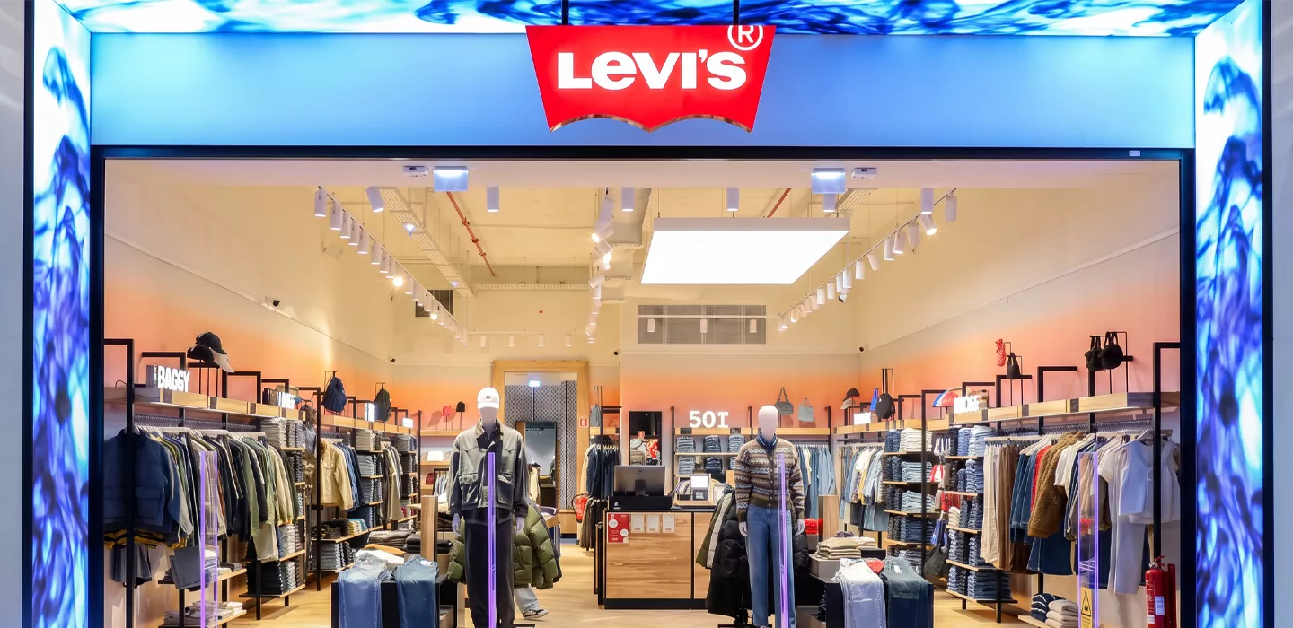 remodelação de loja levis no ubbo