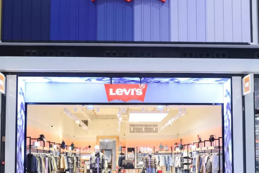 fachada loja levis no ubbo